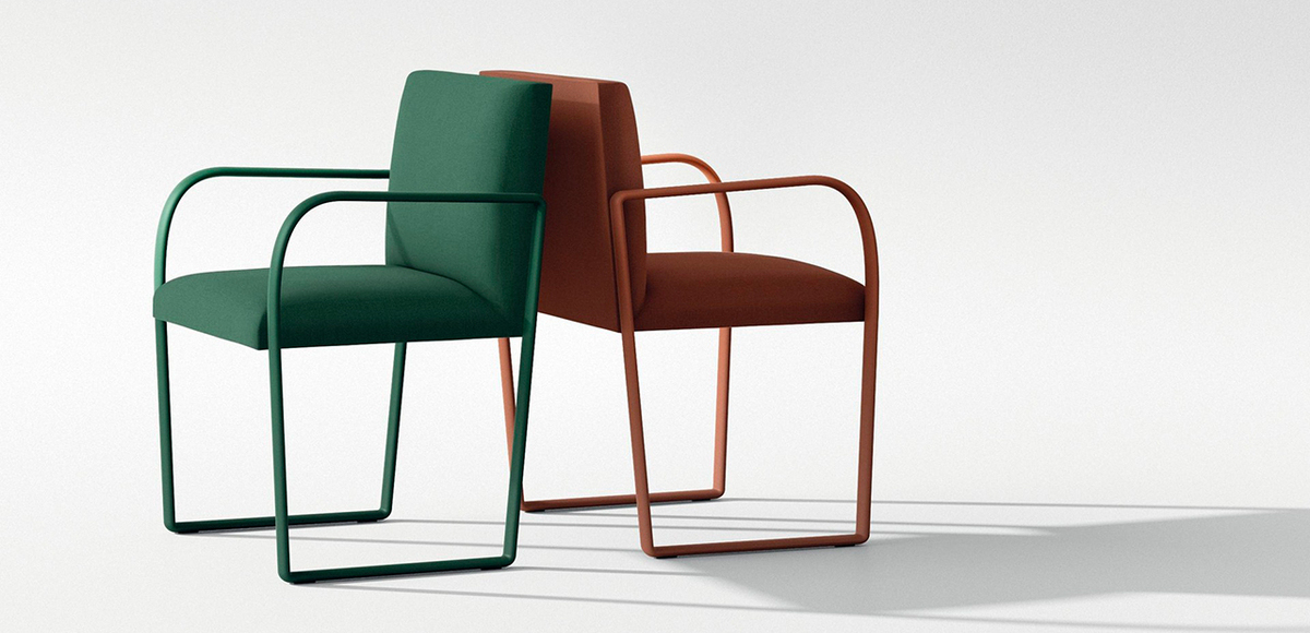 arcos arper waiting room armchair