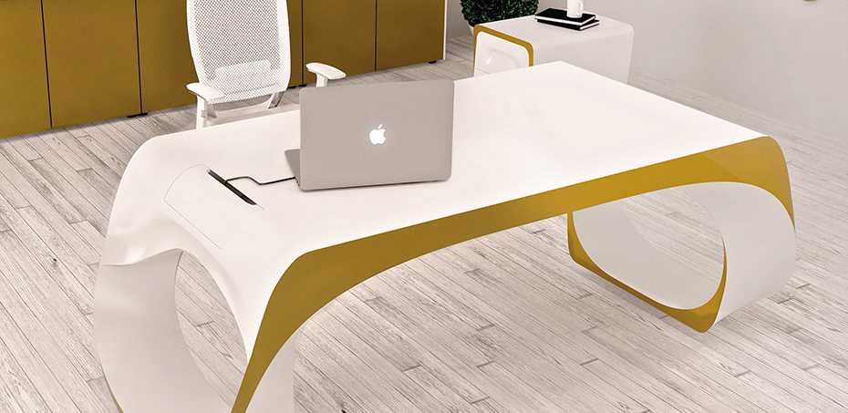 Modern office desk Infinity by Babini, design Edoardo Cappelluti