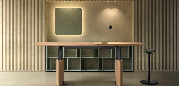 eleva height-adjustable executive desk