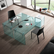 bright fiam glass office furniture