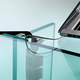 glass office desk llt fiam