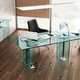 llt glass desk