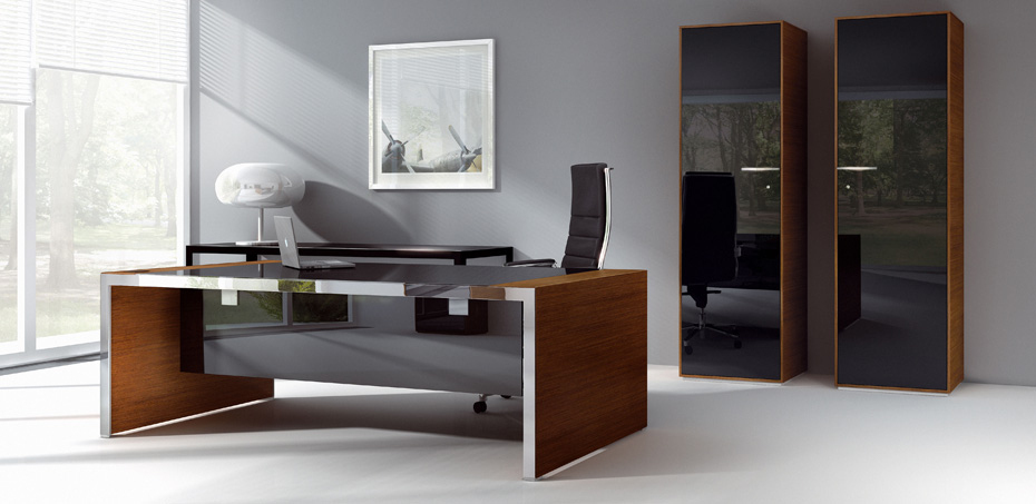 Italian Chairman Office Desk Iponti by Abbondi, design Marco Galimberti