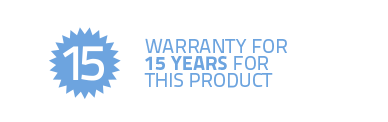 warranty for 15 years